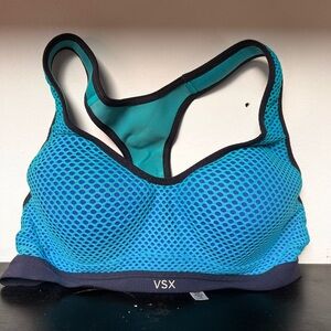Victoria secret blue SPORTS BRA in 34 B like new